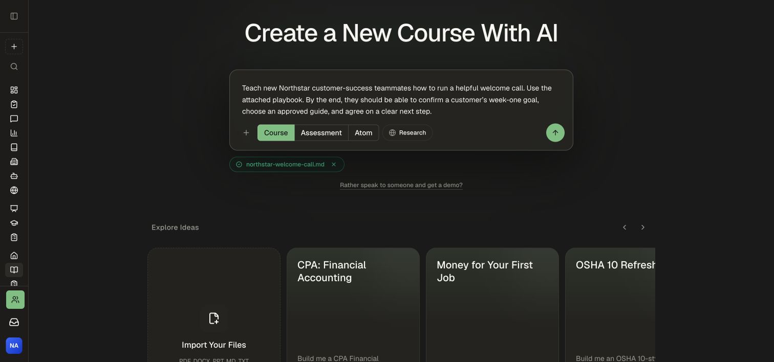A source-backed brief names the audience and the workflow learners should perform